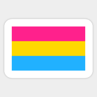 Pansexuality Pride Flag LGBTQ Rights Gift Sticker